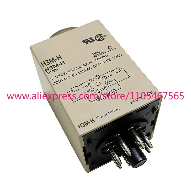 H3M-H Multi-Range Solid State Timer | Quadruple Setup | Industrial Time Relay