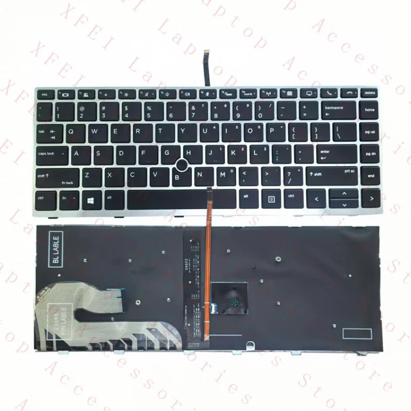 

C L14377-001 L11307-001 для HP Elitebook 840 G5 G6 745 G5 с клавиатурой с подсветкой