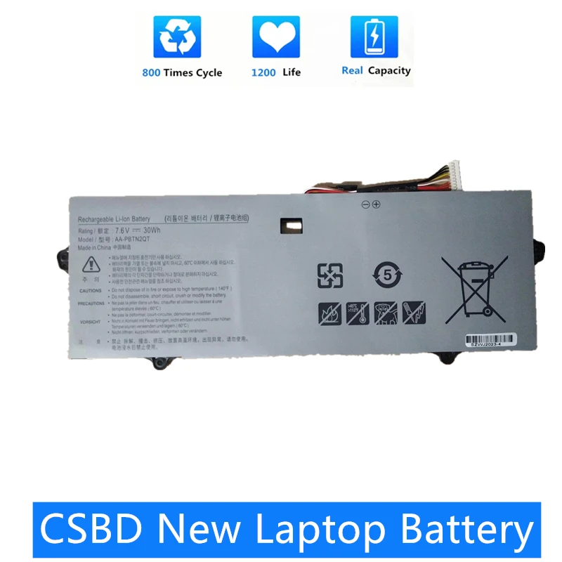 ONEVAN New AA-PBTN2QT  Laptop Battery For Samsung NOTEBook 9 13.3 NP900X3N K04US K02US K03US K01US NP900X3NI 7.6V