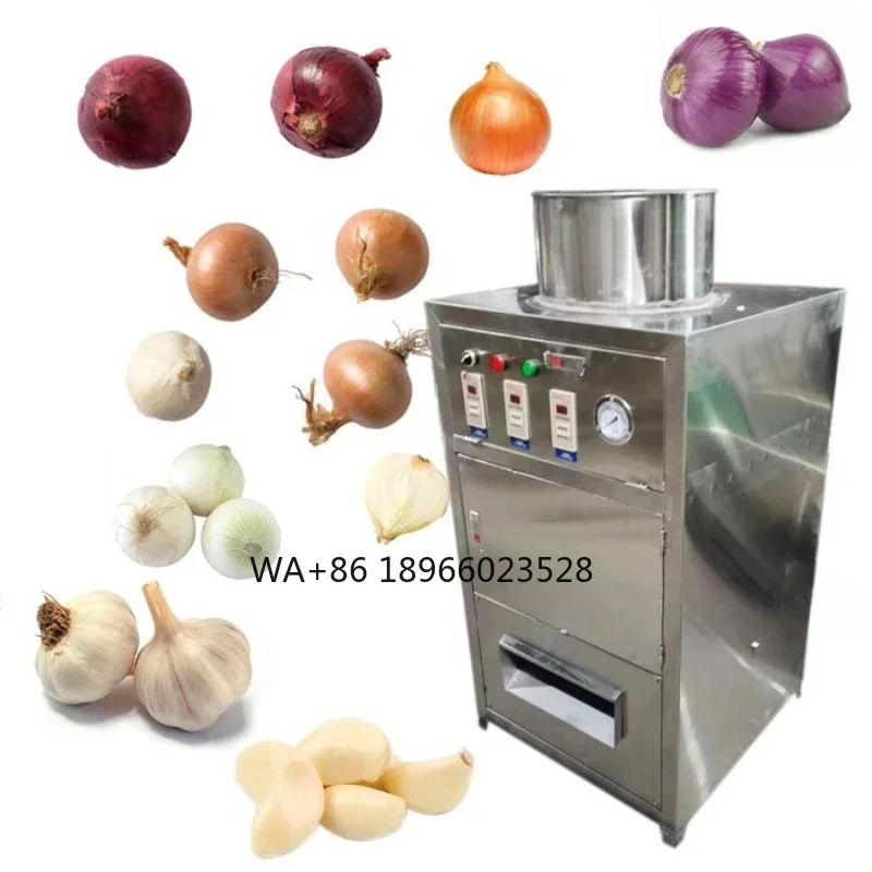 Automatic Commercial Garlic Peeling Machine Organic Garlic Processor 95% Peel Rate Industrial Garlic Skin