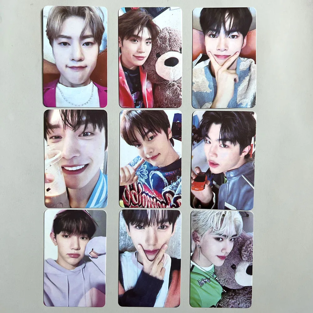 

9Pcs/Set KPOP ZEROBASEONE Member Cute Selfie Lomo Cards ZB1 Jiwoong Zhanghao Yujin Double-sided Photocards ZEROSE Collectibles