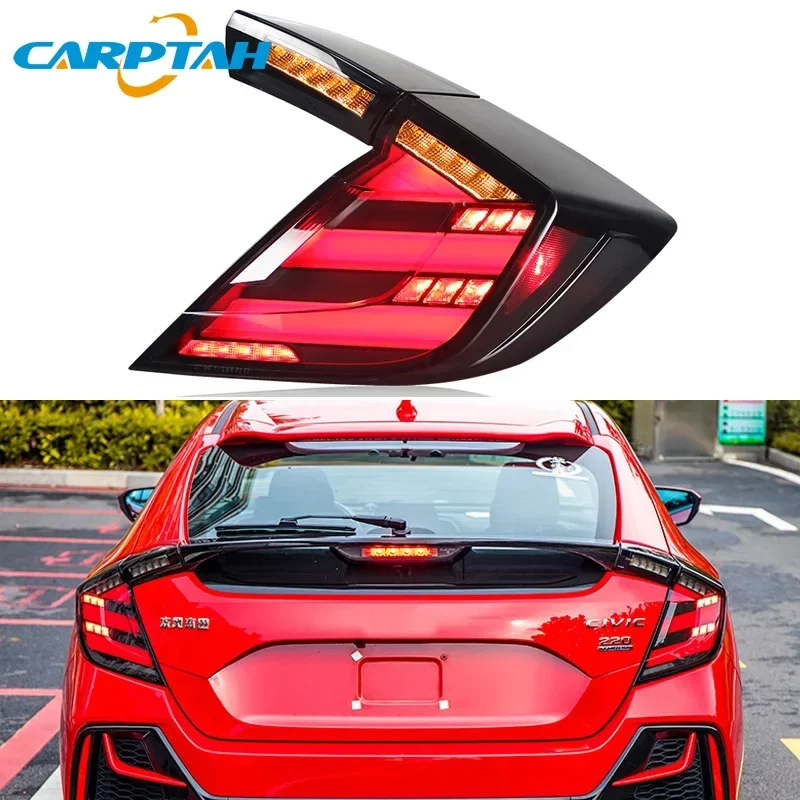 

Car LED Taillight For Honda Civic Type R 2016-2018 Hatchback Rear Running Lamp Brake Reverse Dynamic Turn Signal Car Tail Light