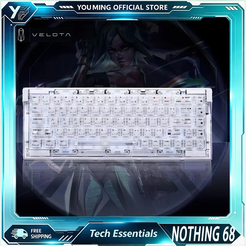 ATK VELOTA NOTHING 68 Single‑Mode Magnetic‑Switch Gaming Keyboard High‑End E‑Sports Desktop PC Accessory Ideal For Gamer Gift