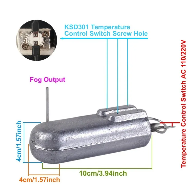 Stage Column Smoke Machine Heating Core 400W 900W 1200W 1500W 3000W Fog Machine Replacement Heating Element