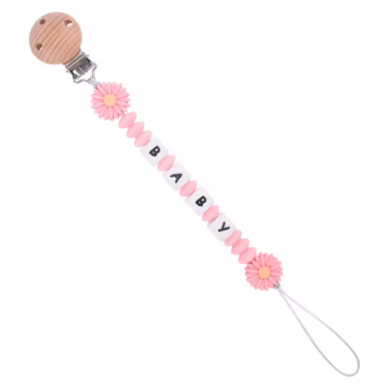 New Custom Pacifier Clips Nipple Dummy Holder Chain Holder Newborn Soother Chains Infant Feeding Soother Teething Toy Chew Gifts - Image 6
