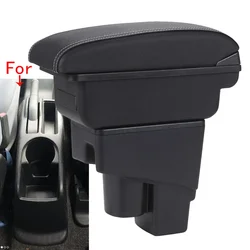 For Honda Jazz Armrest For Honda Fit Jazz 1 2003-2007 Car Armrest Box Retrofit Accessorie Car Storage Box Simple installation