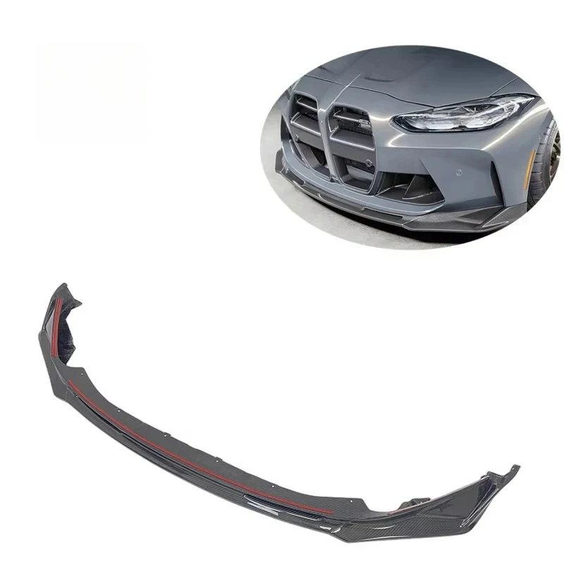 

V Style FOR G80 M3 Carbon Fiber Front Bumper Lip Spoiler Sp Fit M3 G80 M4 G82 G83