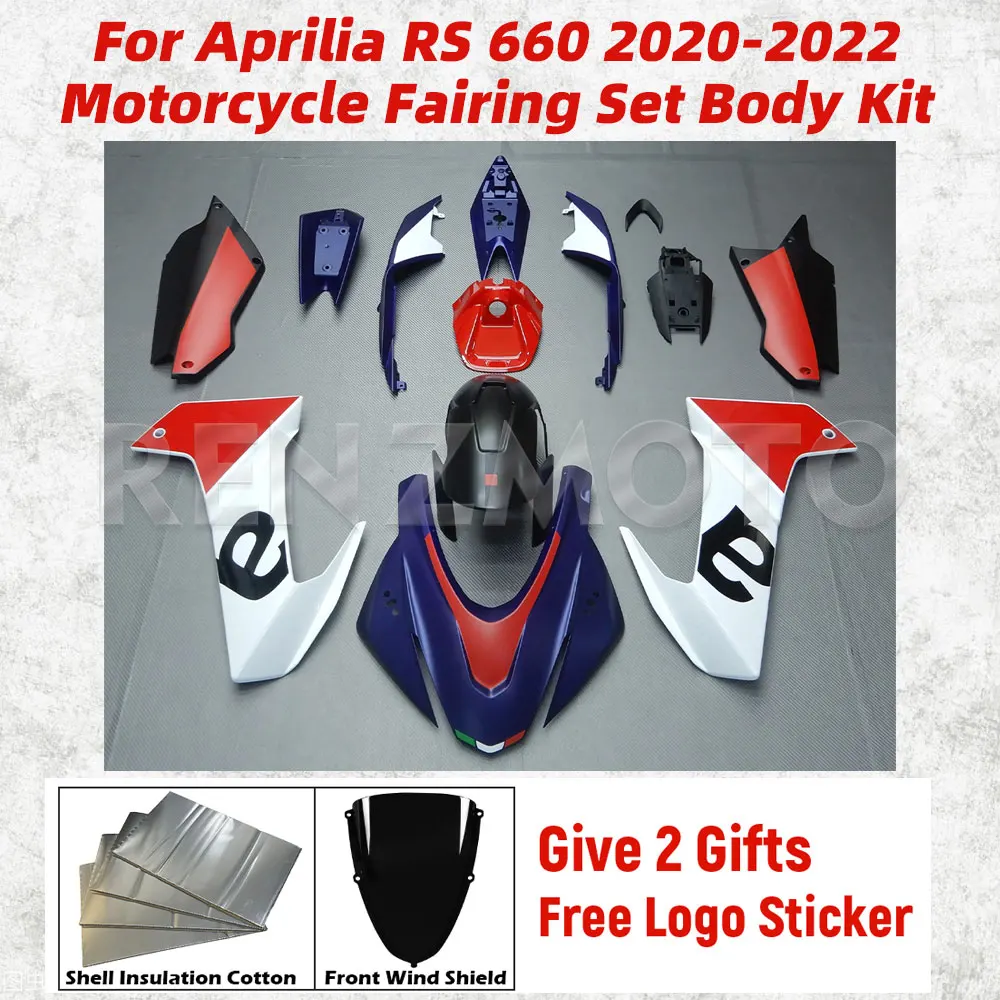 

For Aprilia RS 660 2020-2022 Motorcycle Fairing Set Body Kit Plastic Accessories Injection Bodywork RS 660 2020-2022 RS660-103a