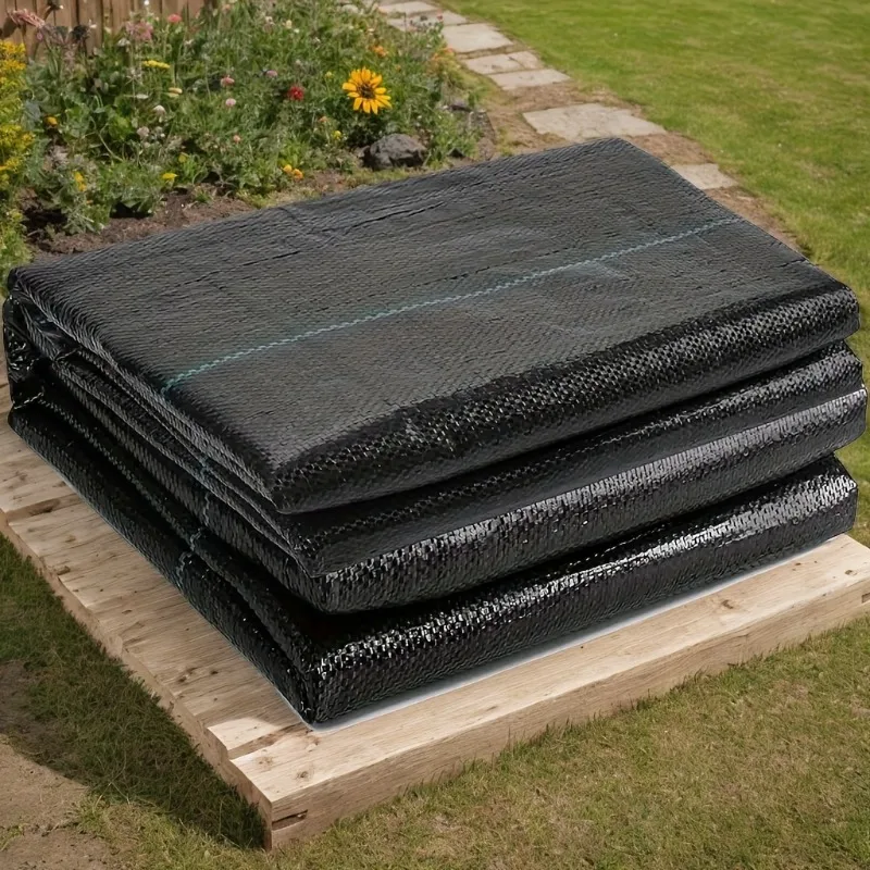 Landscape Heavy-duty Grass Proof Cloth, Flower Bed Decoration Weed Barrier Mat, Horticultural Landscaping