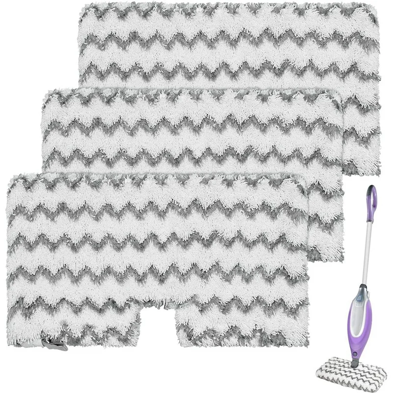 【Berserkk】وسادات بديلة لممسحة البخار لسلسلة Shark S3500 S3501 S3601 S3501S S3601C ممسحة جيب بخارية من الألياف الدقيقة