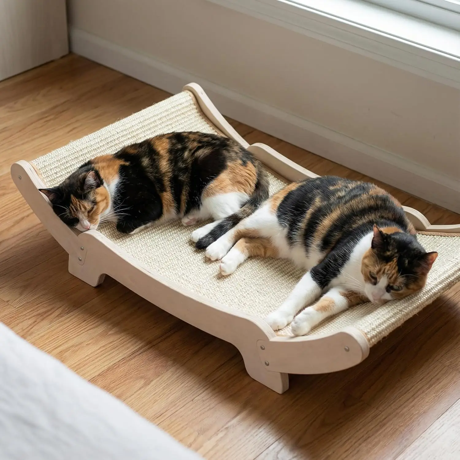 

Sisal Cat Scratcher Bed for Indoor Cats Hammock for Scratching Pad Cat Chair Nartural Sisal Scratch Post for Large Cats