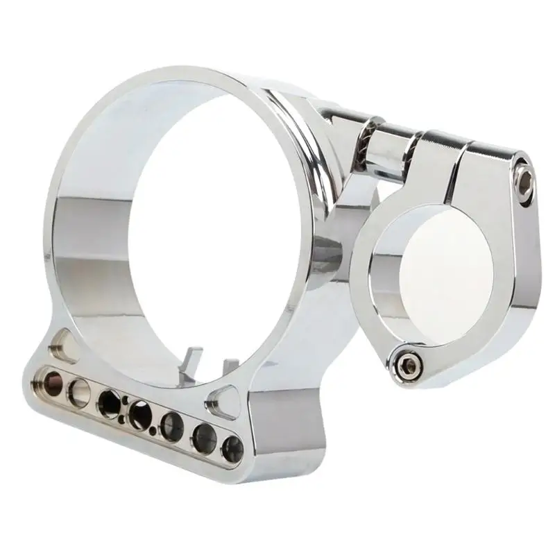 652F Motorcycle Side Meter Bracket Aluminum Alloy Excellent Stability Speedometer Housing for Forty-Eight 1993-2015 FXD 93-05