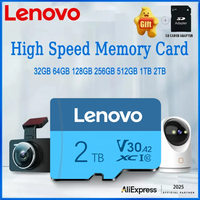 Lenovo 2TB Micro SD Card Memory Card 1TB 512GB 128GB Mini SD/TF Cartão De Memória U1 for Phones Nintendo Switch Games Camera