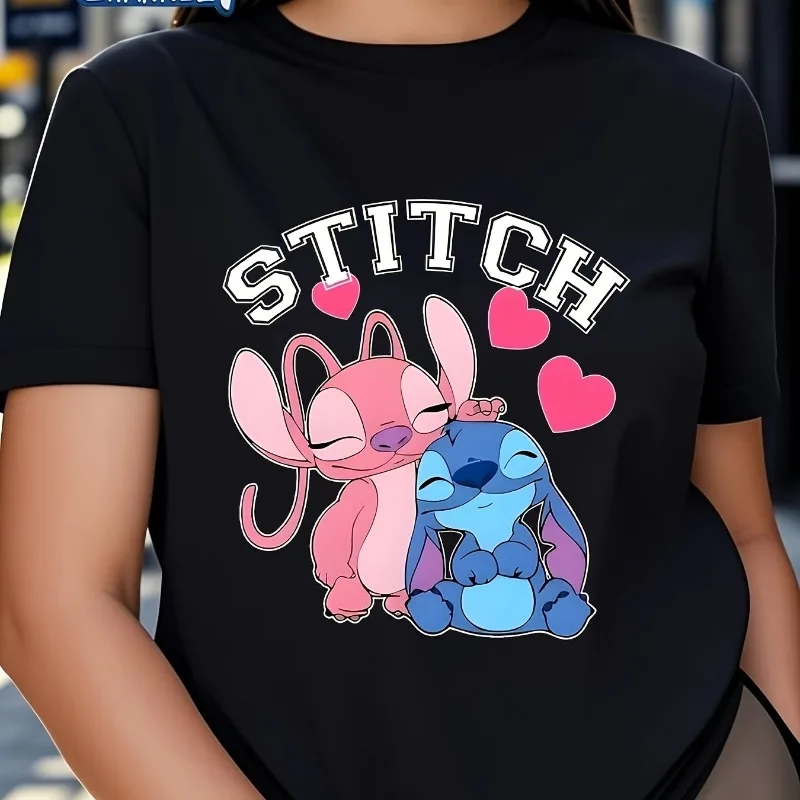 

2025 New T-shirt Cotton Women's Plus Size T-shirt Summer New Y2K Loose Casual Fashion Short Sleeved Y2K Women's T-shirt Top