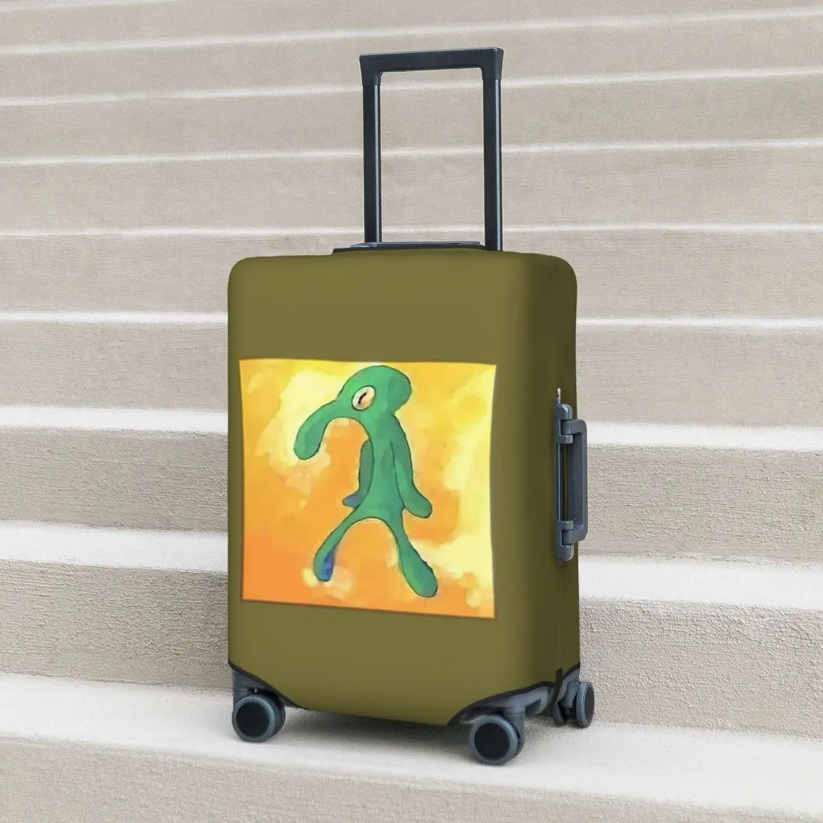 Pelindung Koper Elastis untuk Koper Ukuran 18-32 Inci, Desain Tua, Tebal, dan Kokoh