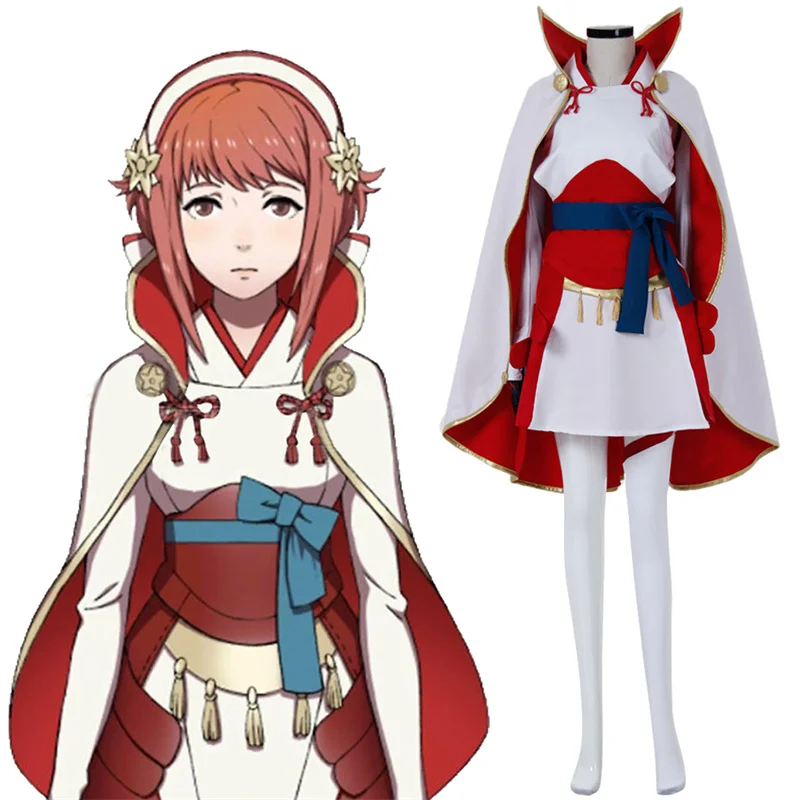 

Fire Emblem Fates IF Sakura Red Cosplay Costume Custom Made Women For Christmas Halloween