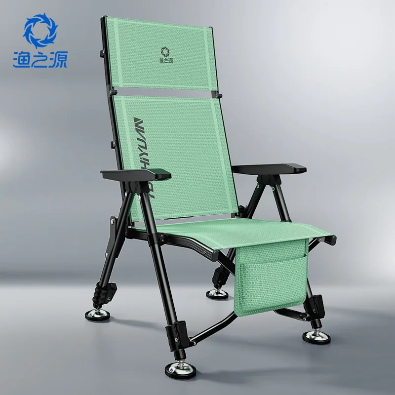

YUZHIYUAN 2025 Fishing Chair New European Style Ultra-light Folding Convenient Fishing Chair Stool Special All-terrain Recliner