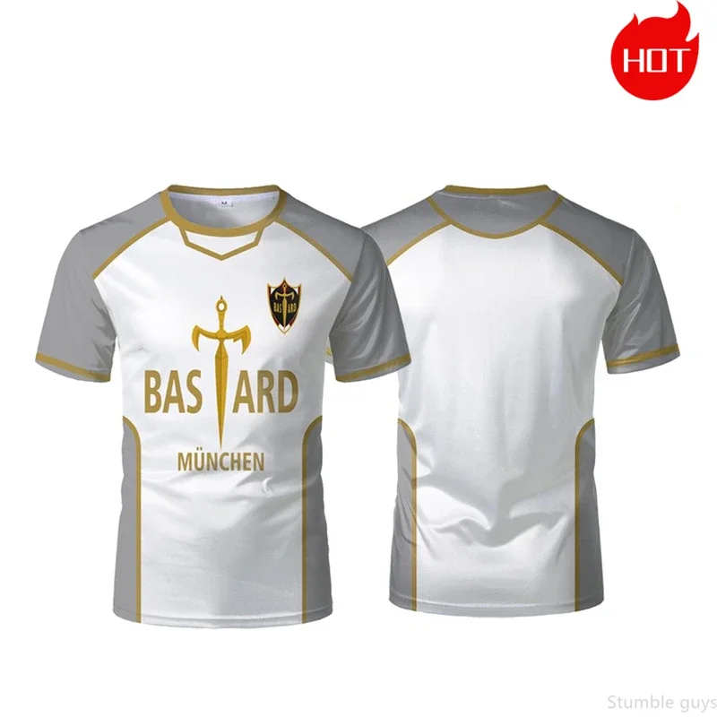 Blue Locker Room Anime New Arrival T-shirt Soccer Jersey Boys Clothes Girls Short Sleeve Harajuku Cosplay Streetwear Tops