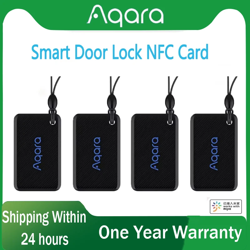 

Aqara Smart Door Lock NFC Card for Original Aqara Smart Door Lock N100 N200 P100 D200 Series EAL5+ Level Safety Program control