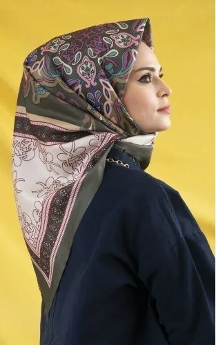 Printed Scarf-Winter Autumn 2021 Muslim Women Hijab headscarf islamic Turkey