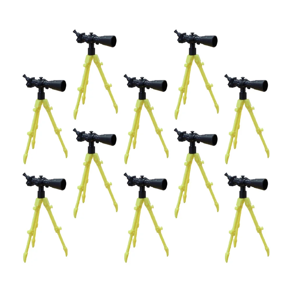 12 Pcs Emulated Telescope Model Mini Children Plaything Miniature Small Plastic Decor