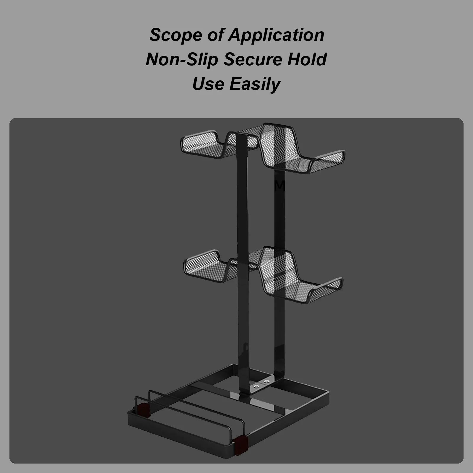 

Держатель для контроллеров, 2-уровневый органайзер для игрового оборудования, подставка для контроллеров и гарнитуры для дома, рабочего места, центра развлечений для стриминга