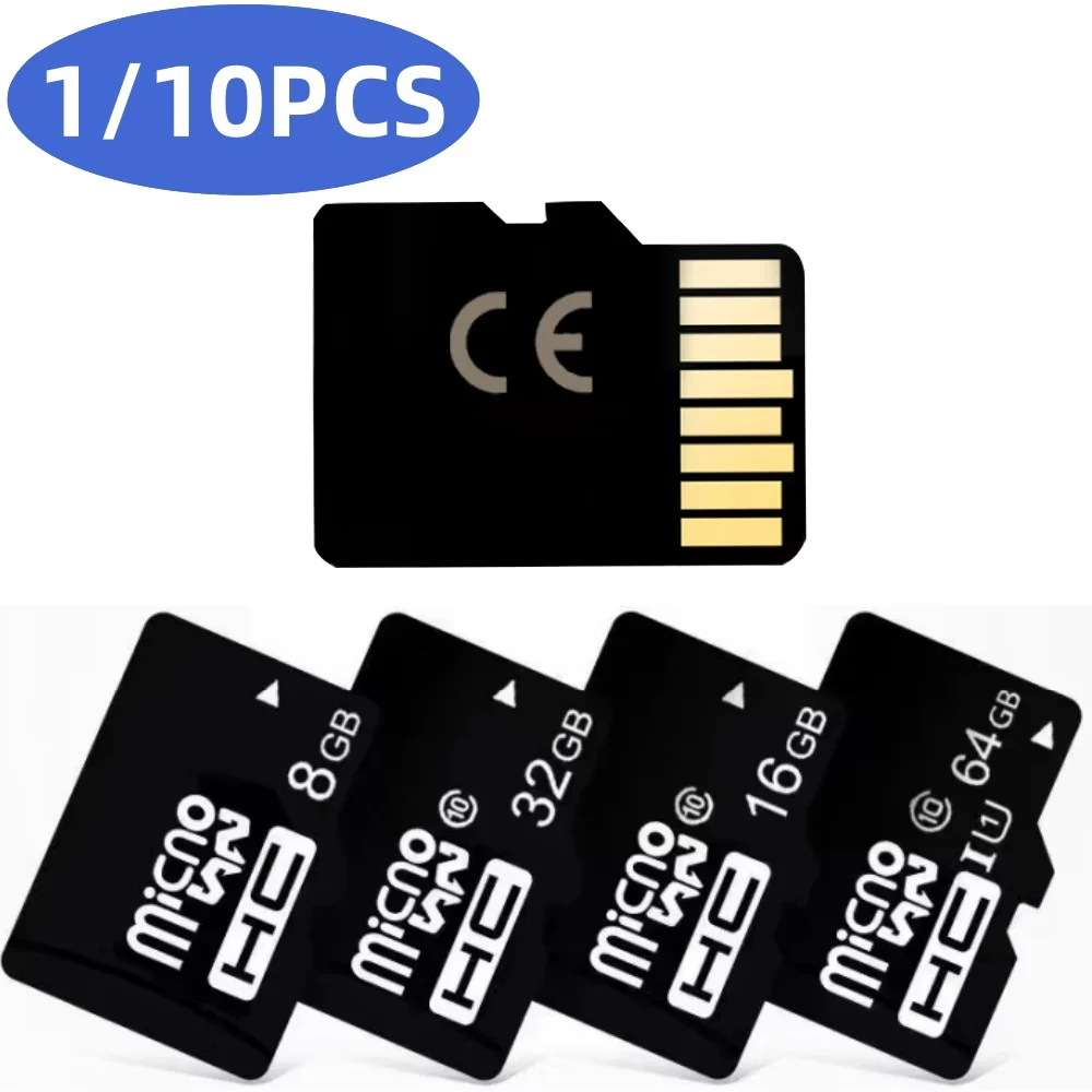Wholesale C10 High-speed Memory card 4GB 8GB 16GB 32GB 64GB 128GB sd card Mini TF card is used to monitor the drone tachograph