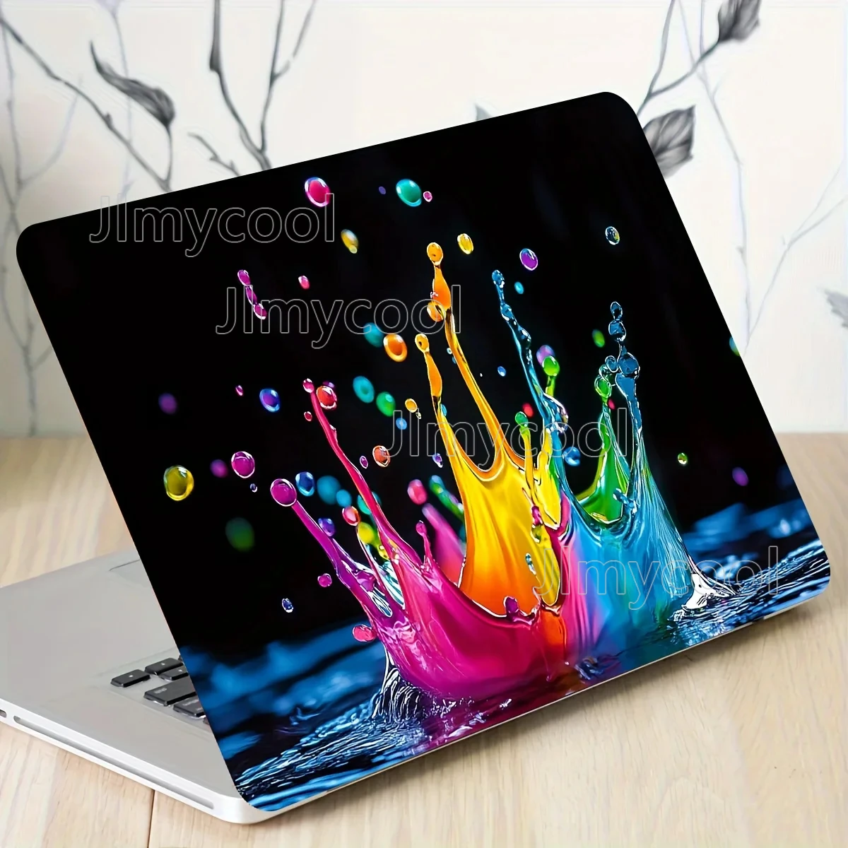 

2 шт., окрашенная распылением наклейка для ноутбука, защитный чехол, универсальная наклейка для кожи нетбука, водонепроницаемая и устойчивая к царапинам