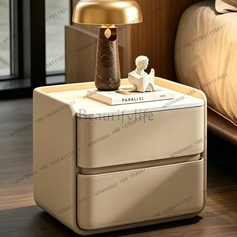 FGdisplay Nordic bedside table design Premium Aesthetic trendy night table luxury Delicacy mesitas de noche bedroom furniture