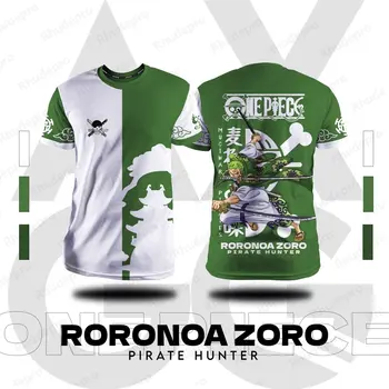 One Piece 2024 男士夏季新款 3D 圓領 T 卹 街頭休閒運動大尺碼上衣 Oversized 12 最佳銷售 一件式摩托車 - №9