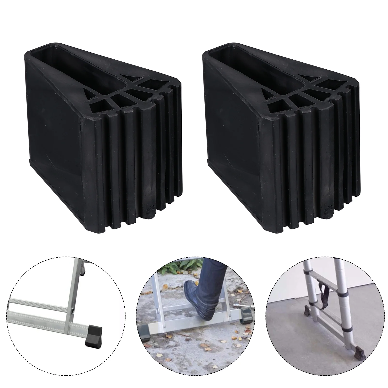 

Non- Folding Ladder Stabilizer Bumper Feet Rubber Covers Pads Extension Replacement Foot Caps Mat Protector Parts Leg Furniture