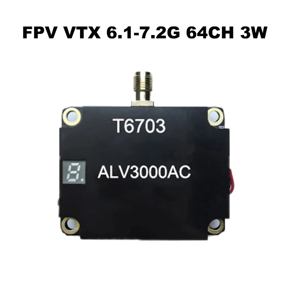 

7.2g 3W Vtx Peak Drone Video Transmitter with 64Ch Support Smart Audio 7.2Ghz Fpv Vtx