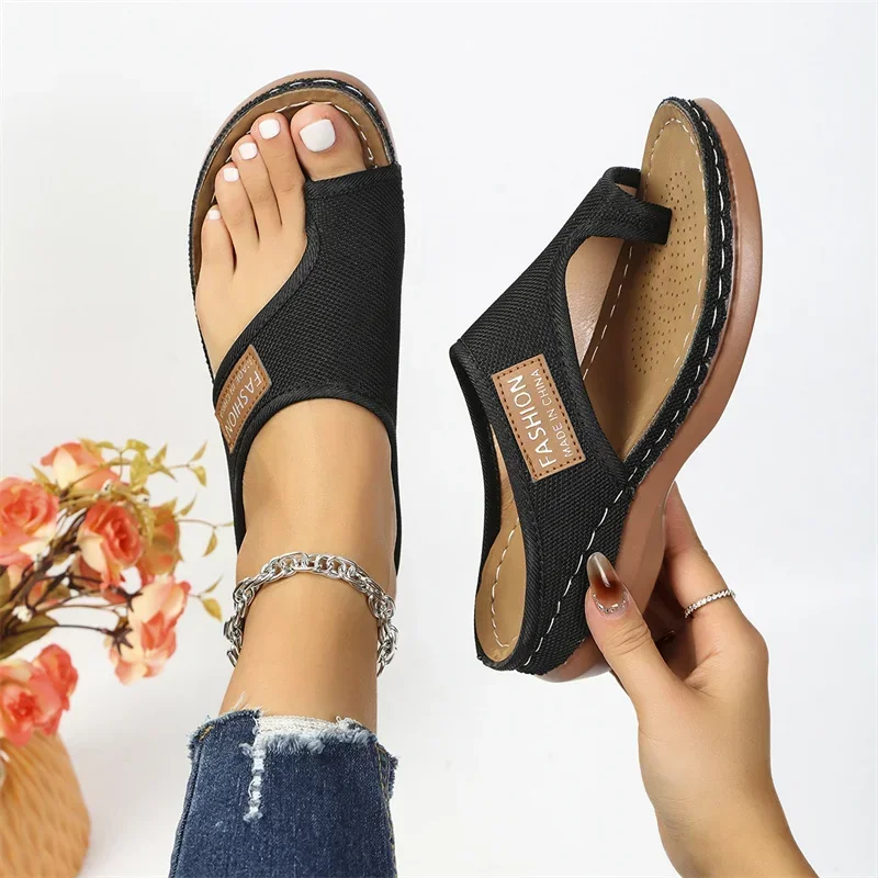 2024 Summer New Women Slippers Fashion Mesh Shoes for Women Sexy Party Transparent Pinch Toe Slippers Female Zapatos De Mujer