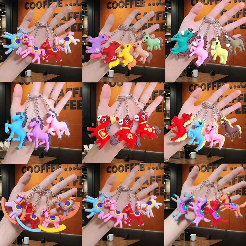 

Кукла Зодиака Пони Кулон Китайский Новый Год Кулон Лошадь Талисман Игрушки Пони Брелок Автомобиль Зеркало Заднего Вида Подвеска Подвесная Кукла Подарок