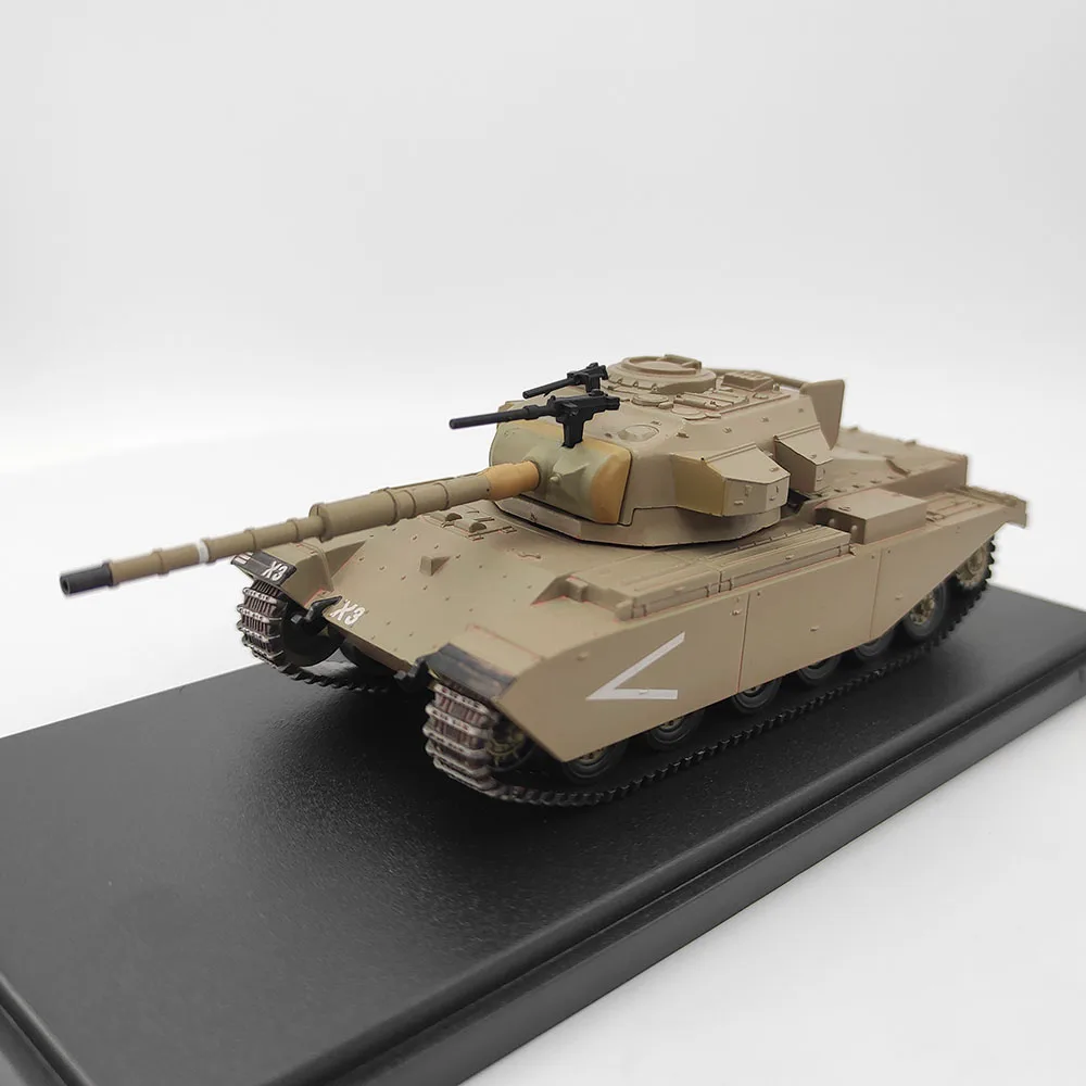 Diecast 1:72 Scale British Centurion Tucker Israel Schott Carr Alloy Tank Model Classic Collectible Toy Gift Souvenir Display