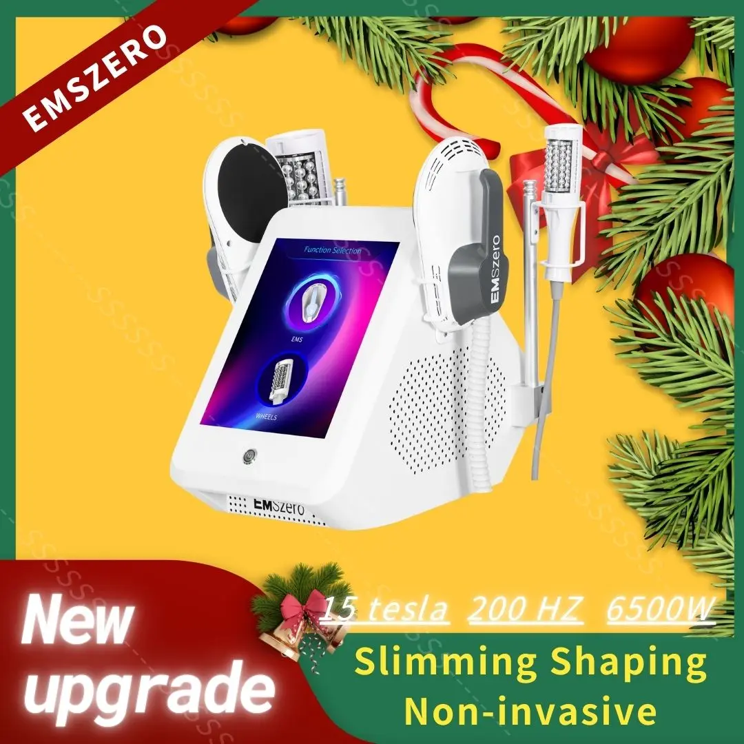 New Star Electromagnetic Body EMSZERO+DLS Shape Slimming Physiotherapy Cellulite Removal Roller Reformer Weight Lose Machine