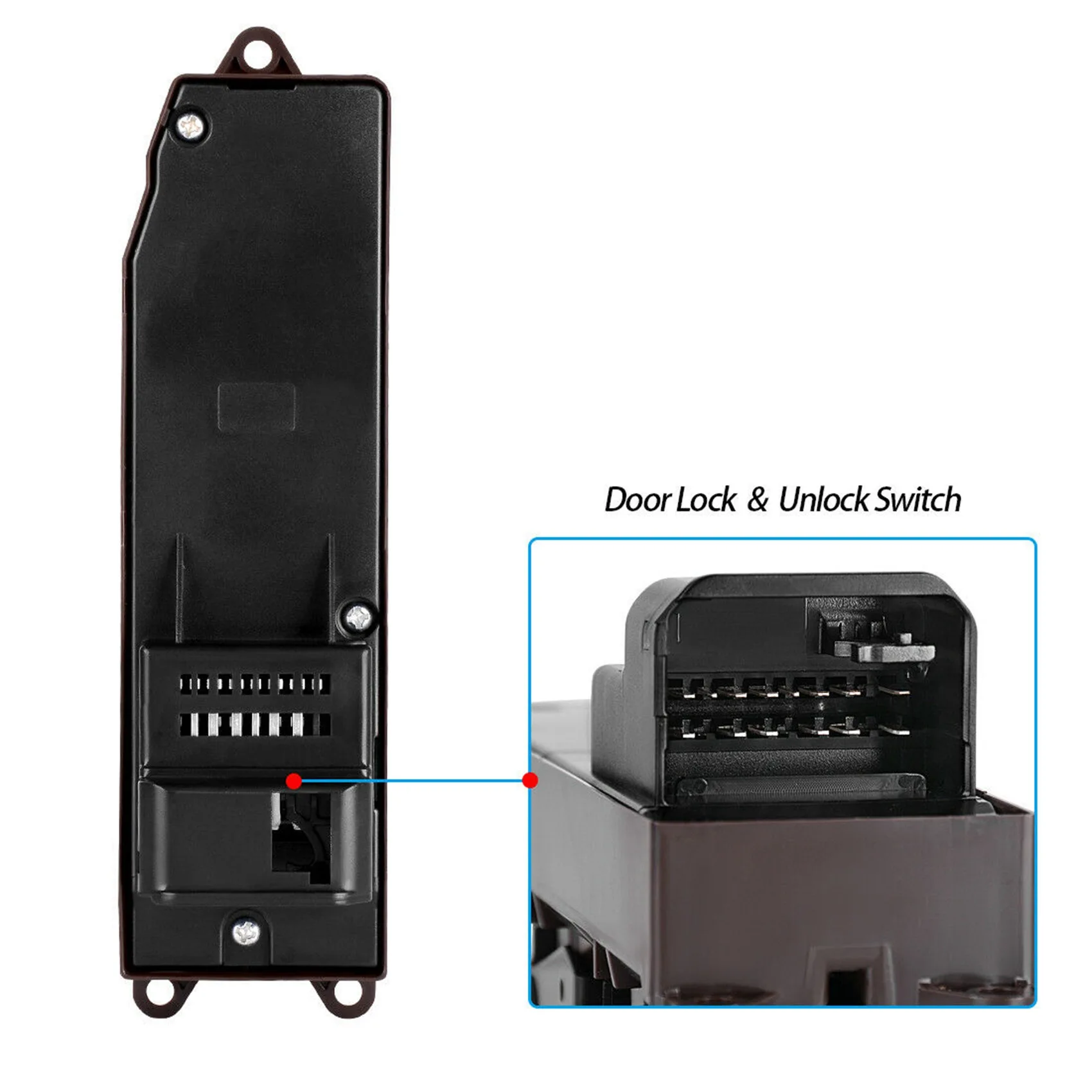

Rare 4X 84820-12491 84820-AA050 Power Window Master Switch Driver Side For Toyota Corolla Camry Sienna 2003-2010