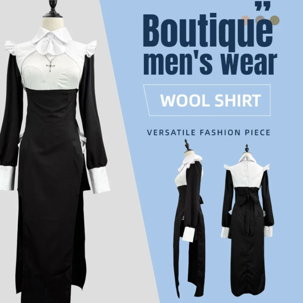 الحصري عبر خلع الملابس تظهر تأثيري راهبة موحدة ممرضة موحدة مغرية مقارنة هالوين خادمة رداء ضيق