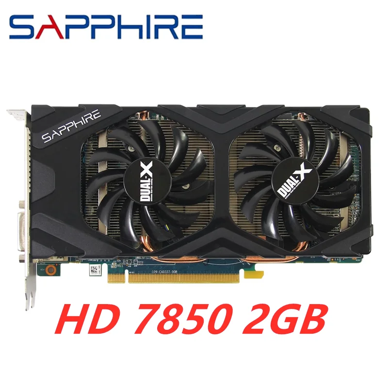 

Original Chip Graphics Card SAPPHIRE Radeon HD7850 2GB/2048MB 256Bit GDDR5 HD6850 GTX AMD Desktop PC Compute PCI Express3.0 16X