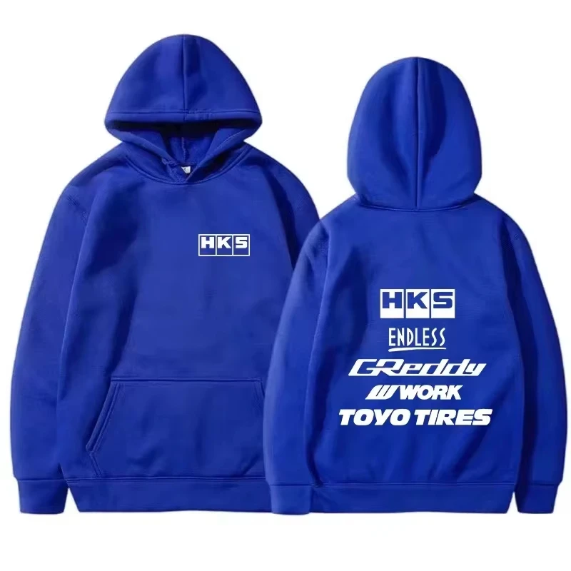 2026 Herren Mode Cooler Hoodie Japan JDM Modifiziertes Auto HKS ENDLESS Kapuzenpullover für Männer und Frauen Vintage Lässiger Sweatshirt Langarm-Pullover – Detail 6