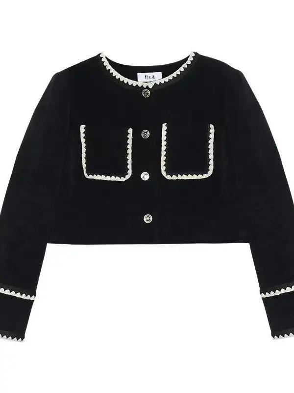 Faionable Gonna a vita alta e Jaet Set da donna Sle Primavera Autunno Nuovo arrivo Sensazione di lusso Piccola fraanza Vento