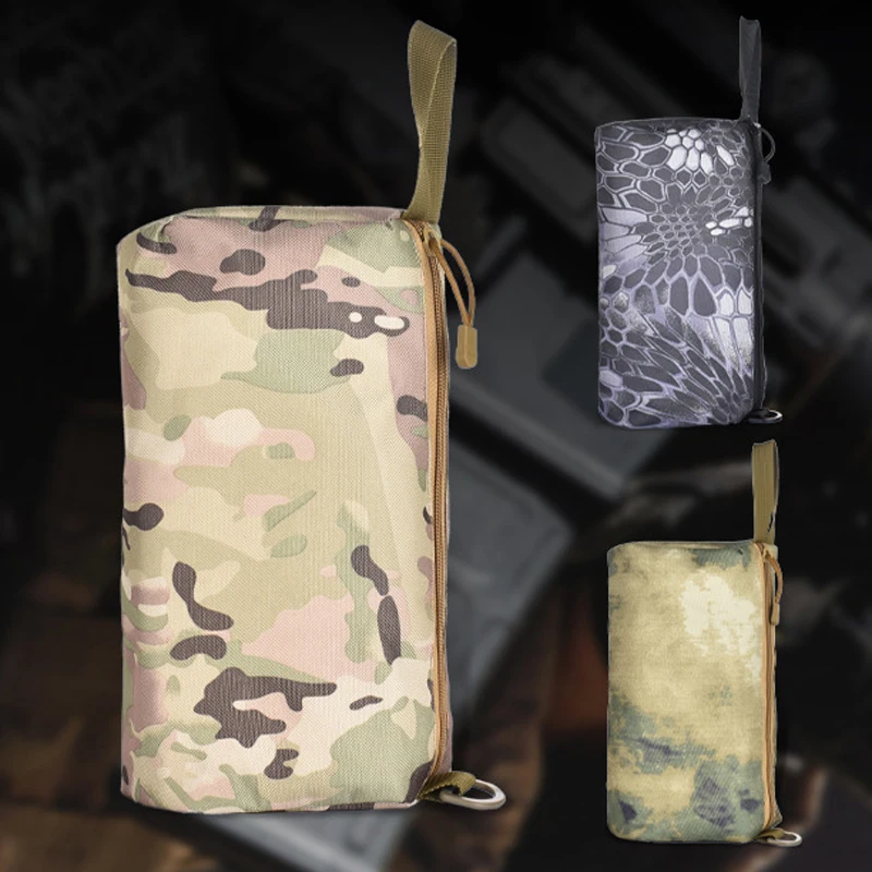 Outdoor Camouflage Bag for Multi Tools, Tactical, Running, Portable EDC Tool Storage Bag for Camping, Hiking, Hunting Pouch