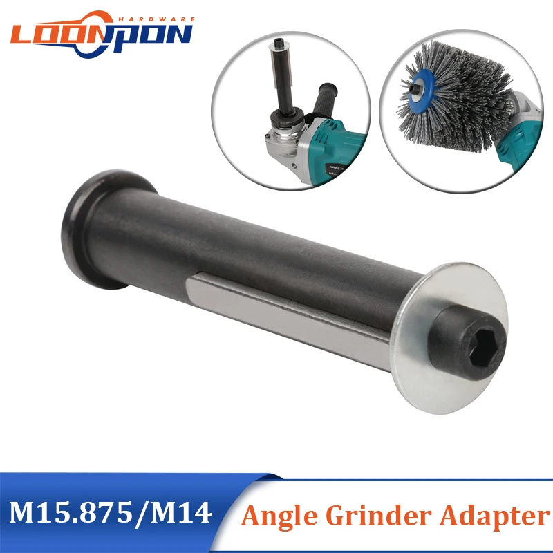 100mm*19mm M14 Angle Grinder 115 125 Polishing Wheel Axle Connection Rod Adapter Hand held Linear Polisher Parts