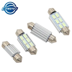 2pcs led Interior lights License plate light Reading light Trunk light Festoon 31mm 36mm 39mm 41mm c5w led bulb white ice blue