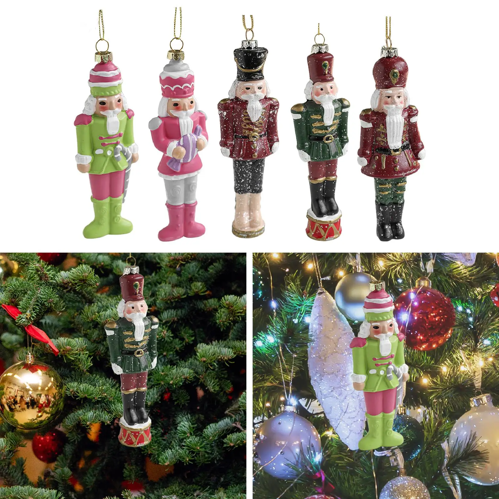 Nutcracker Hanging Ornament Figure Gift Xmas Tree Figure Christmas Decoration for Bedroom Crafts Mantle Home Cabinet Nutcracker Hanging Ornament Figure Gift Xmas Tree Figure Christmas Decoration for Bedroom Crafts Mantle Home Cabinet
