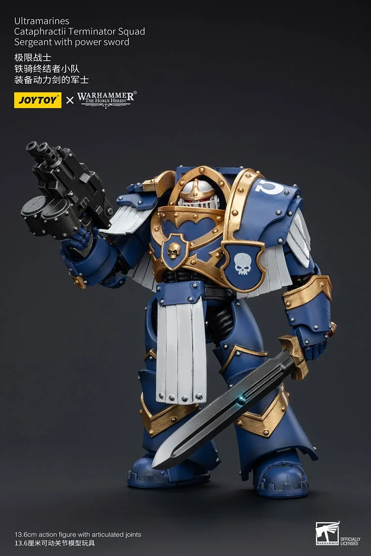 JOYTOY Warhammer "The Horus Heresy" Cataphractii Terminator Squad Ultramarines Gift Action Figures Doll Decoration Collection