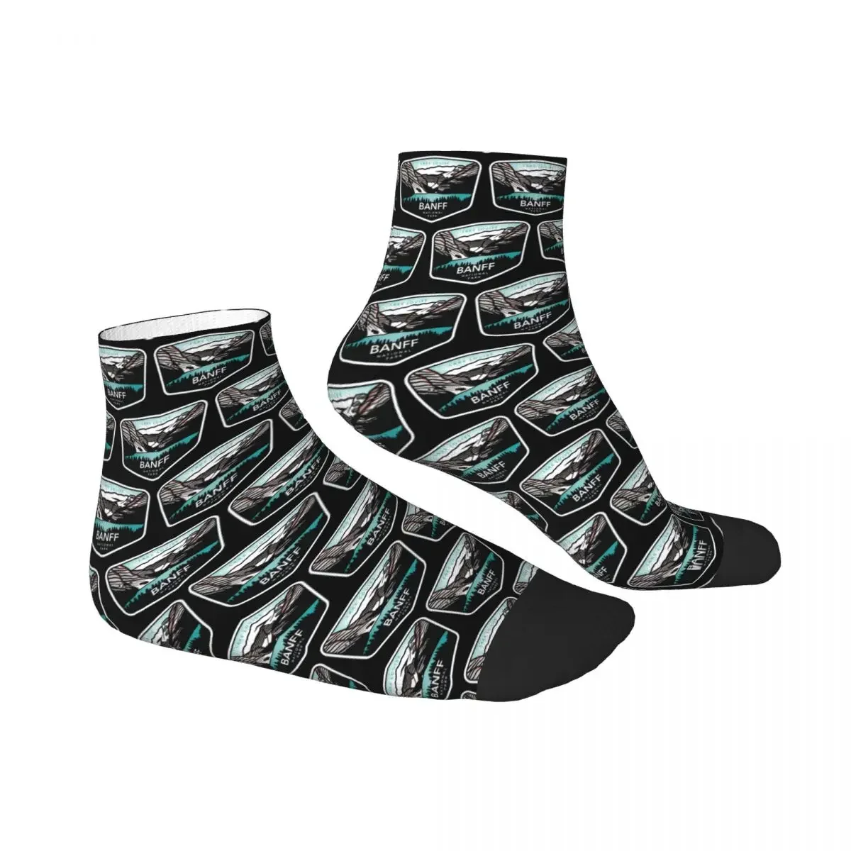 Lake Louise, Banff National Park, Alberta, Canada Socks Harajuku Stockings All Season Socks Accessories for Unisex Gifts