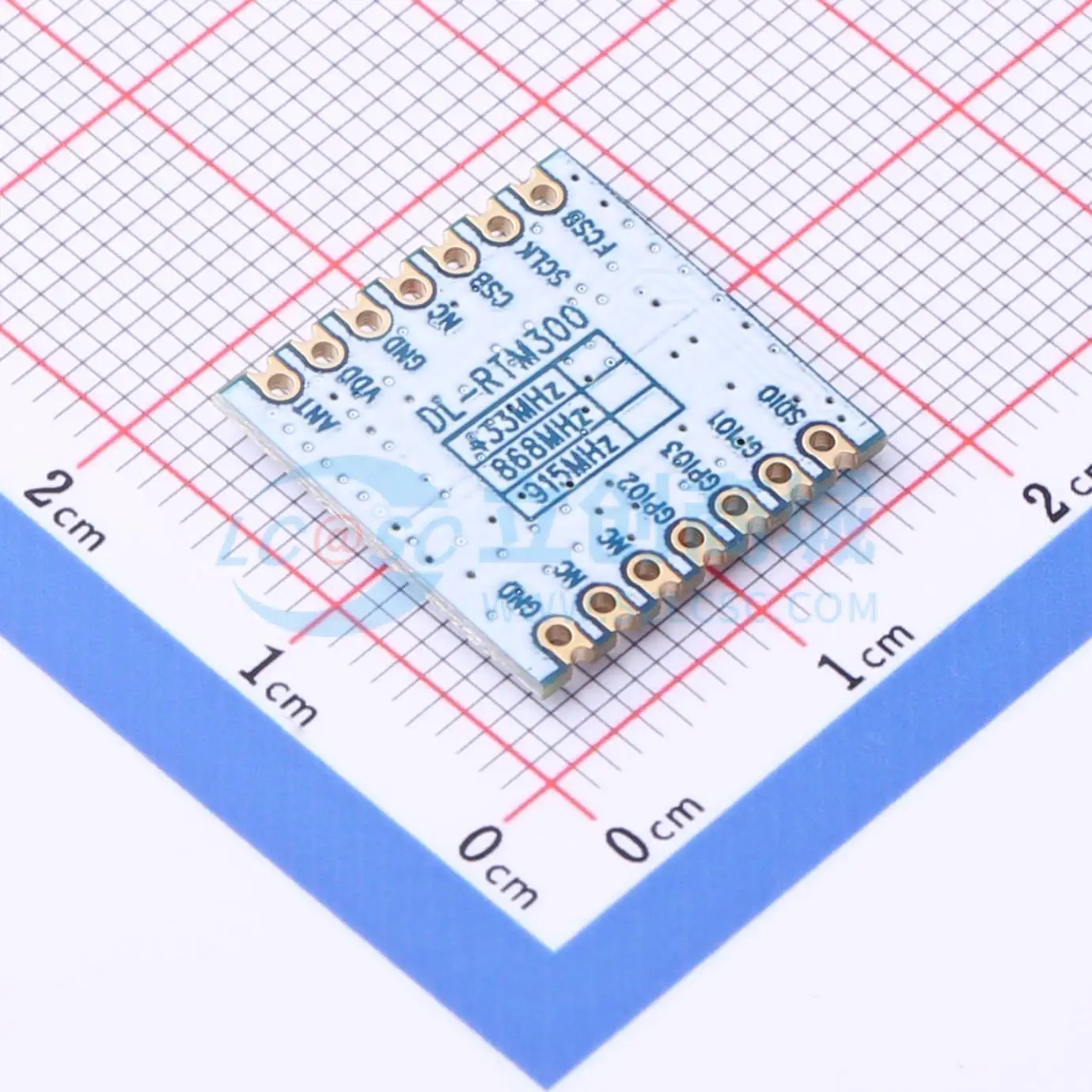 5pcs DL-RTM300-915M SMD 16x16mm transceiver 915MHz GFSK OOK FSK RF Wireless Communication Module for Smart Home System