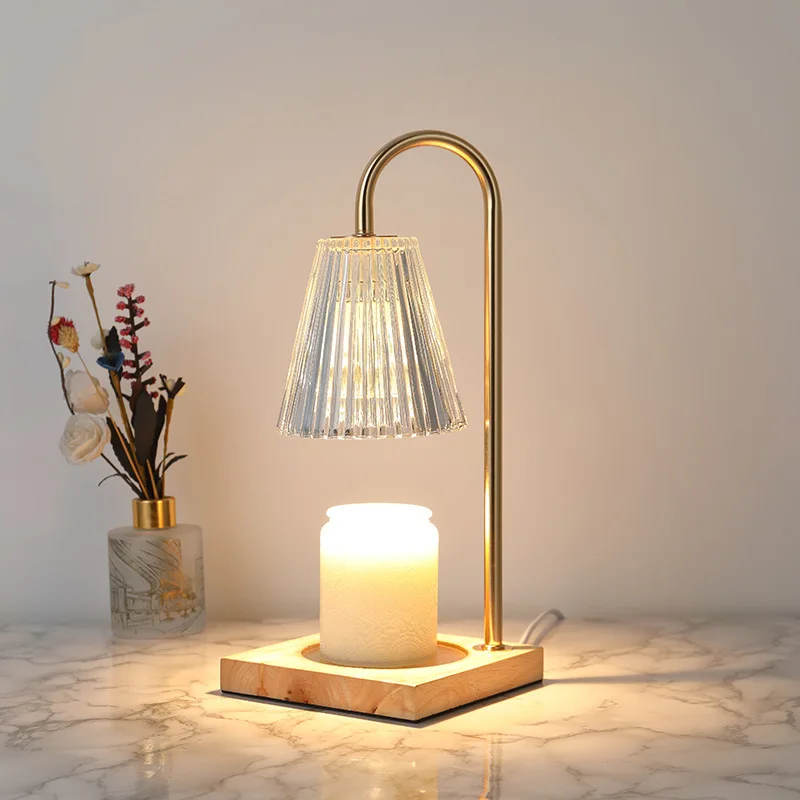 

Aromatherapy Wax Melting Lamp With Adjustable Timing And Height Atmosphere Lamp With Melting Candle Desk Lamp Bedroom Decoration