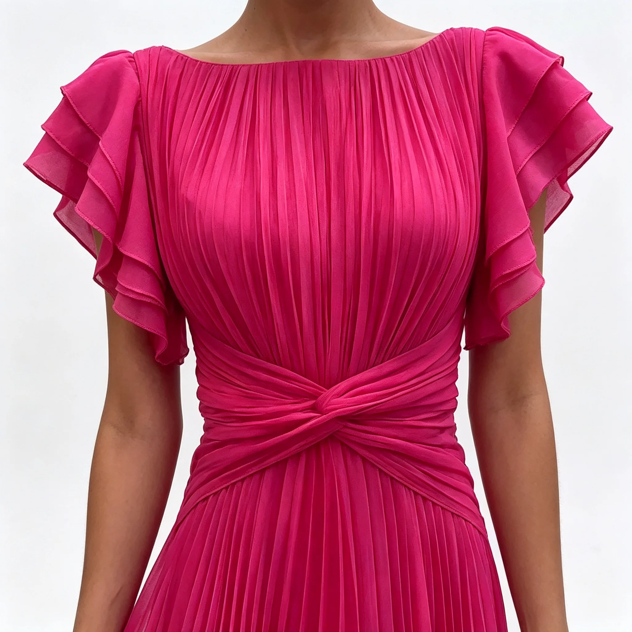 Wedding Guest Dress Elegant Pa - Tippet Line 评论和价格